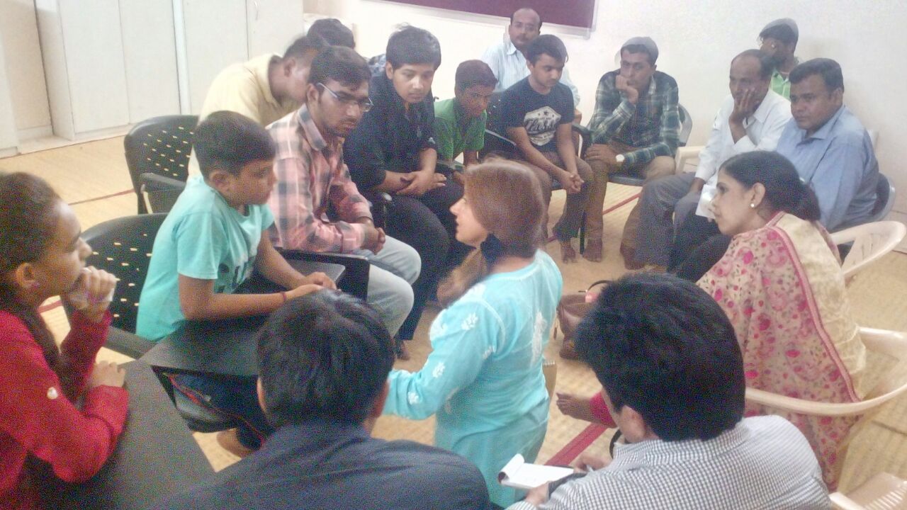 Dr. Pissaris leading a community workshop
